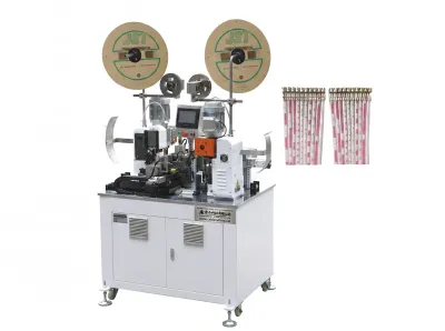 Machine automatique de découpe et sertissage double extrémité câbles plats WPM-SP20