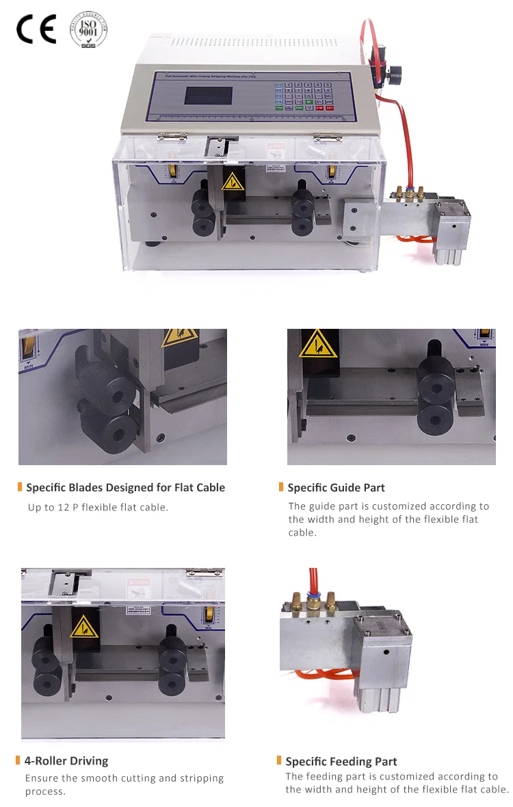 Flat Cable Stripping Cutting and Splitting machine, Electric Wire Stripper, Automatic Wire Stripper, Flat Wire Stripping Machine Machine de découpe et de fendage de câbles plats, pince à dénuder électrique, pince à dénuder automatique, machine à dénuder de câbles plats