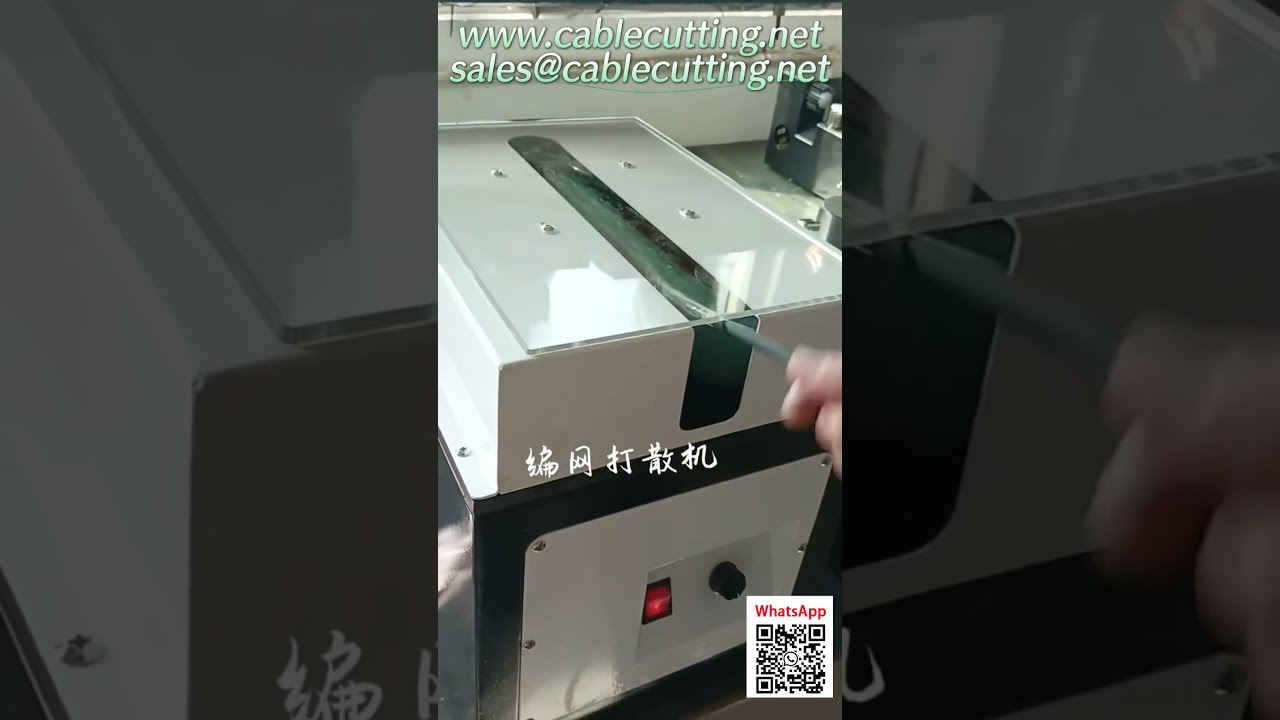 Machine à dénuder et couper les fils automatique | Équipement de traitement de câbles