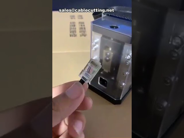 Machine à sertir les têtes de câble réseau RJ45 – Pince portable pour connecteurs téléphoniques