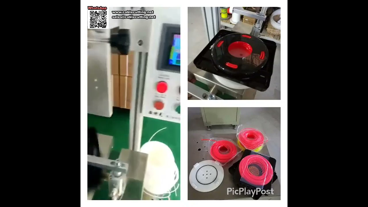 Machine professionnelle d'enroulement automatique de blister pour production de fil de coupe-bordures