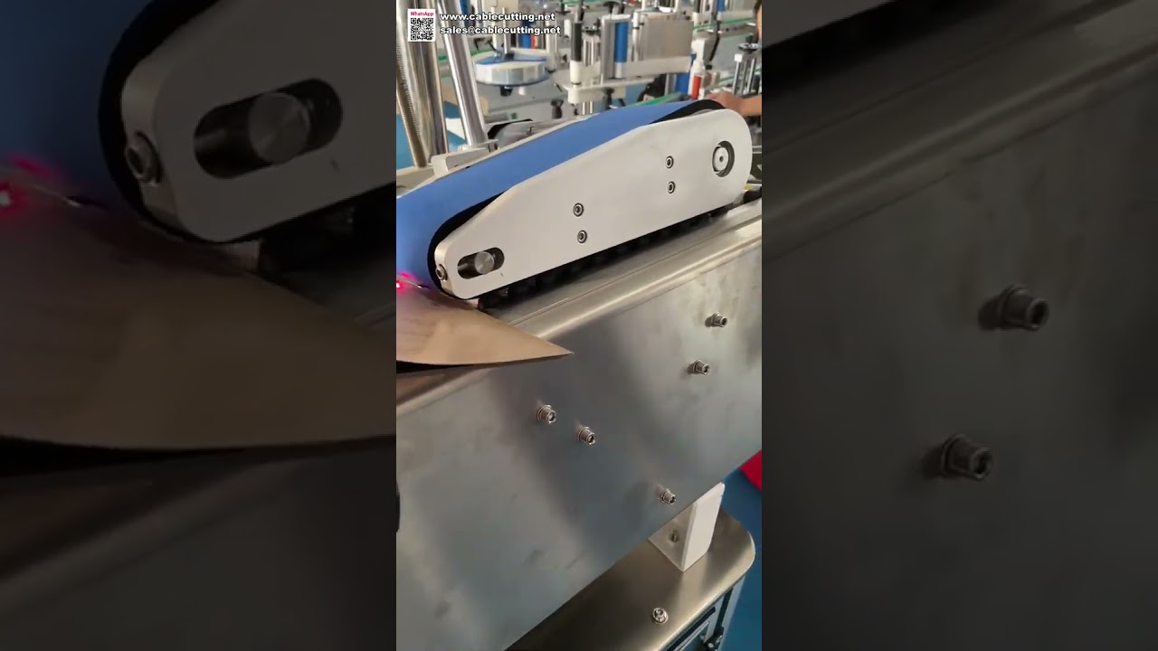 Machine d'étiquetage haute vitesse pour tubes et flacons : applicateur automatique pour l'industrie médicale