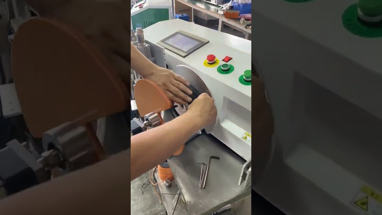 Machine automatique de comptage, déplacement, coupe, enroulement et liage de fils | Diamètre 1mm à 9mm