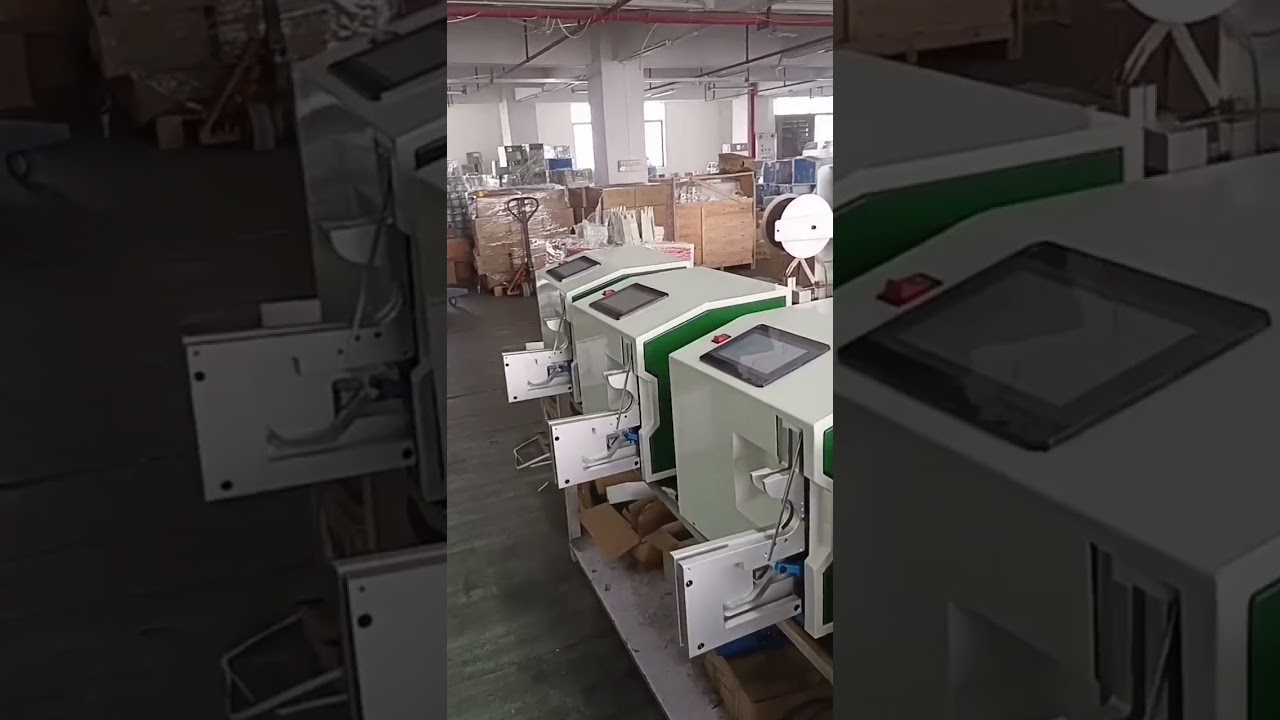 Machine à lier les câbles de gros diamètre #usine #automatisation