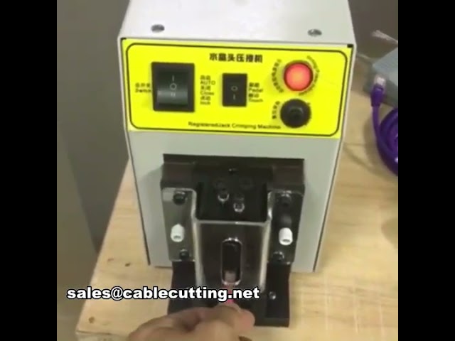 Machine à sertir les connecteurs RJ45 (tête cristal) – Assemblage rapide et fiable