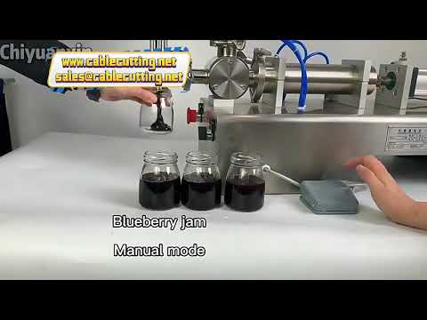Machine de remplissage à piston pour crèmes, sauces, lotions et miel | Équipement d'emballage cosmétique