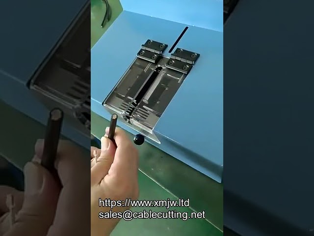 Machine à dénuder les câbles pneumatique à induction - Couteau fixe pour automatisation industrielle