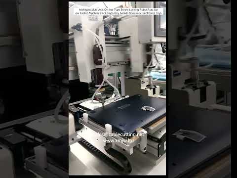Robot de vissage intelligent multi-axes en ligne pour assemblage automatique de lampes et claviers