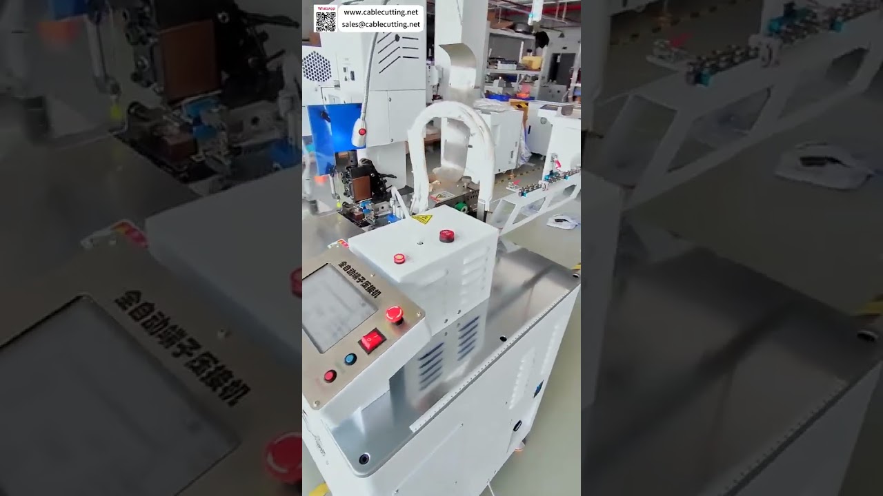 Dénudeur thermique et presse à bornes pour compresseur frigorifique – Machine automatique de traitement de faisceaux