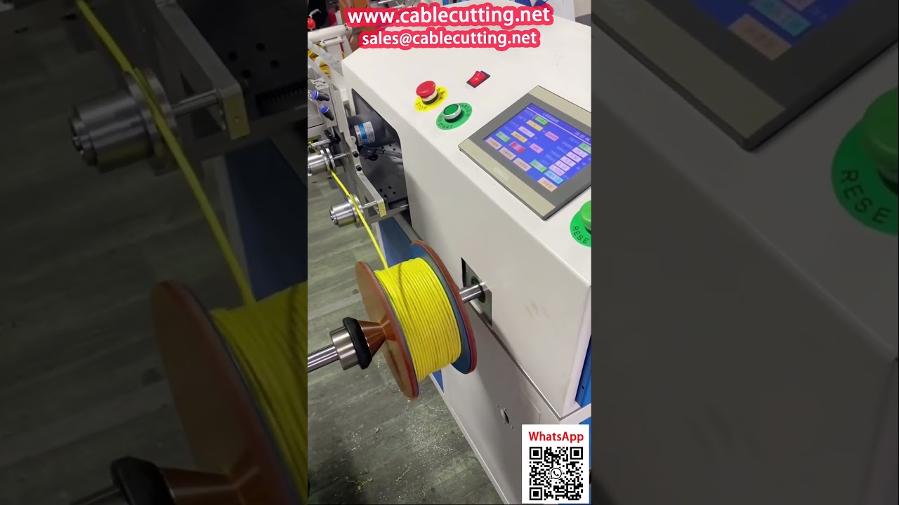 Machine à bobiner les câbles domestiques avec compteur intégré pour bobine sans noyau