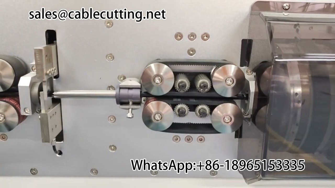 Dénudeuse rotative automatique pour faisceaux haute tension multicouches (nouvelles énergies)