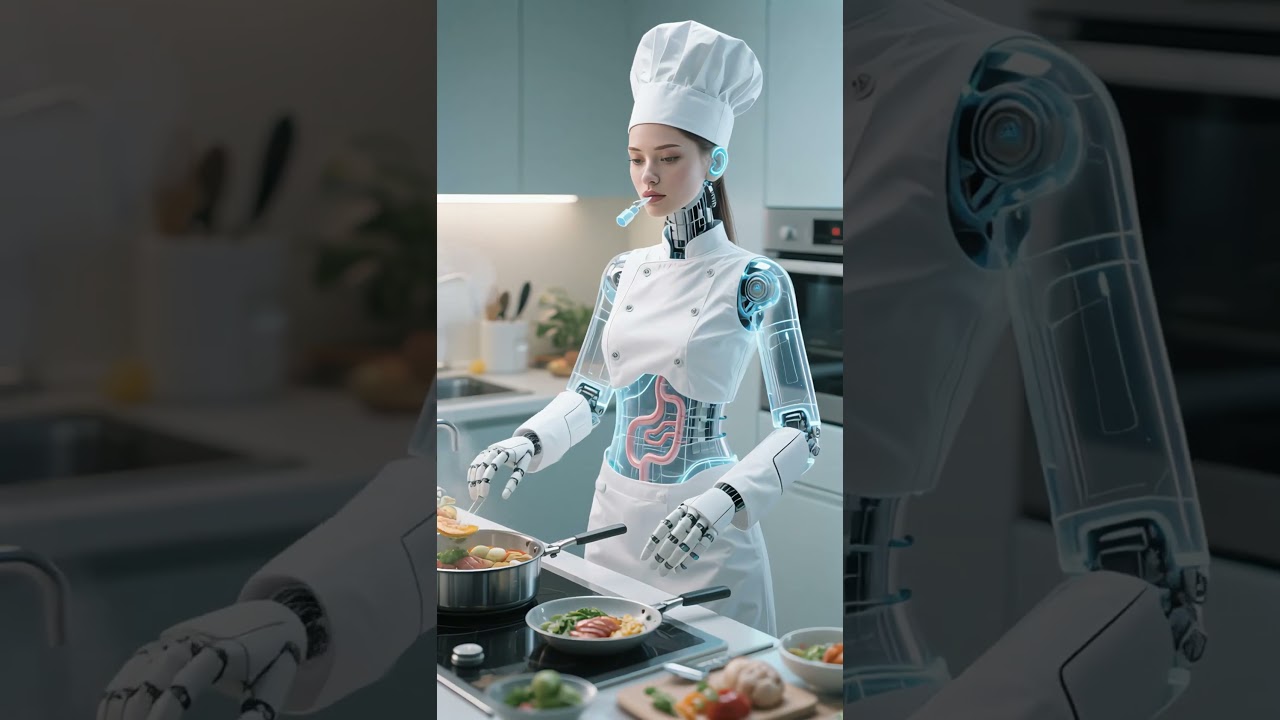 Robot féminin cuisinier : automatisation culinaire performante