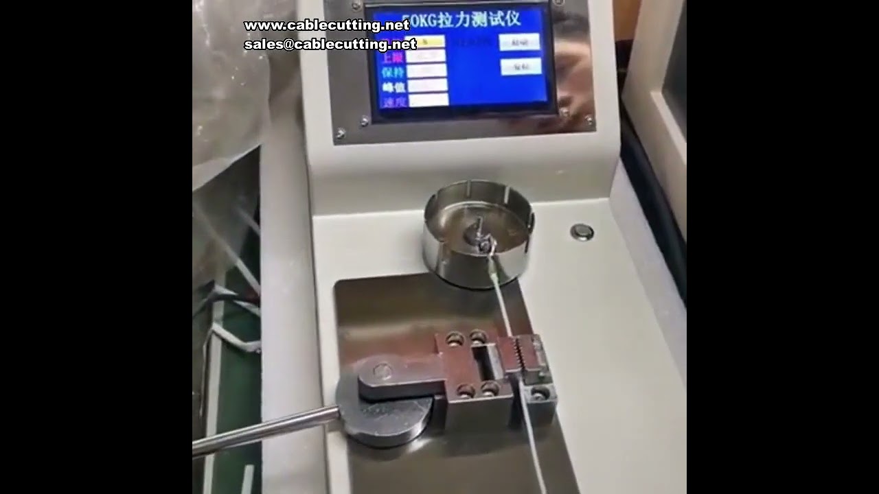 Testeur de tension électrique 500N/1000N pour terminaux - Essais de traction et poussée sur fils, harnais et connecteurs