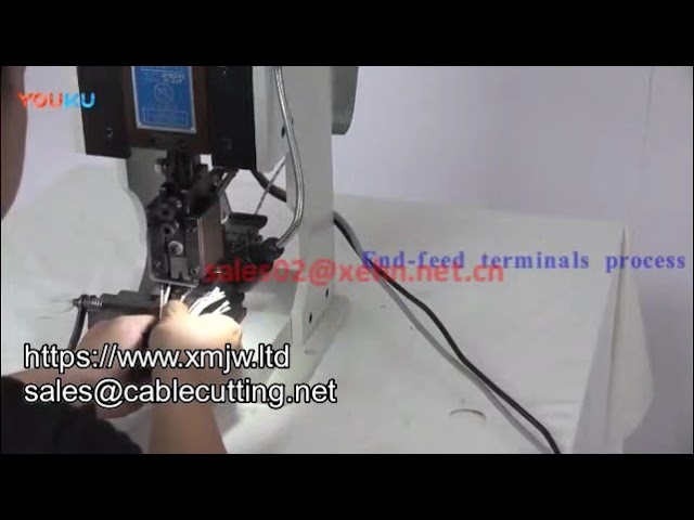 Machine de sertissage de faisceaux de câbles pour petite usine – Automatisation compacte