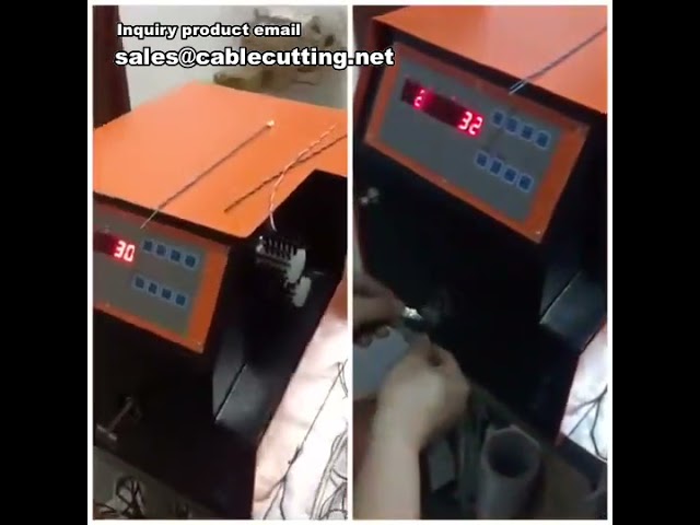 Machine à redresser et tordre les câbles blindés – Automatique pour traitement industriel
