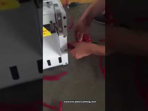 Machine de coupe de gaines PVC et tuyaux haute vitesse - Découpe précise et rapide