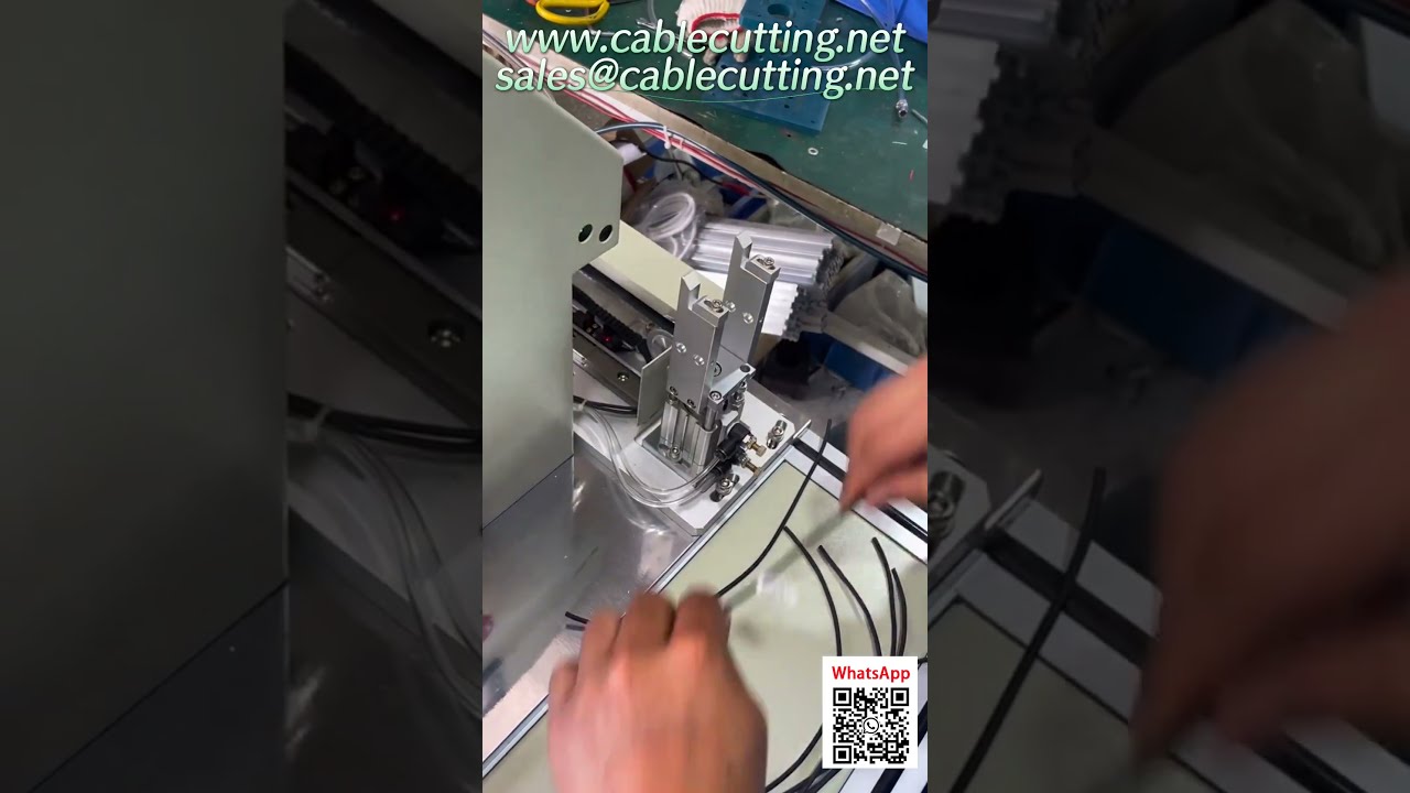 Machine automatique de coupe, dénudage, bobinage et emballage de fils - Haute efficacité