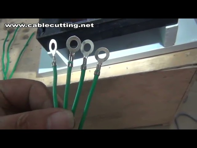Machine à sertir les fils - Sertisseuse semi-automatique pour câbles de 10 mm²