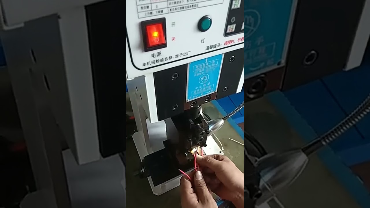 Machine à sertir semi-automatique ultra-silencieuse 1,5T | Presse à fil électrique avec moule OTP personnalisé