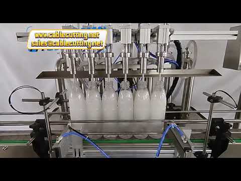 Machine de remplissage servo 10 postes pour bouteilles 5000ml – Parfaite pour pâtes, miel, shampoing et ghee
