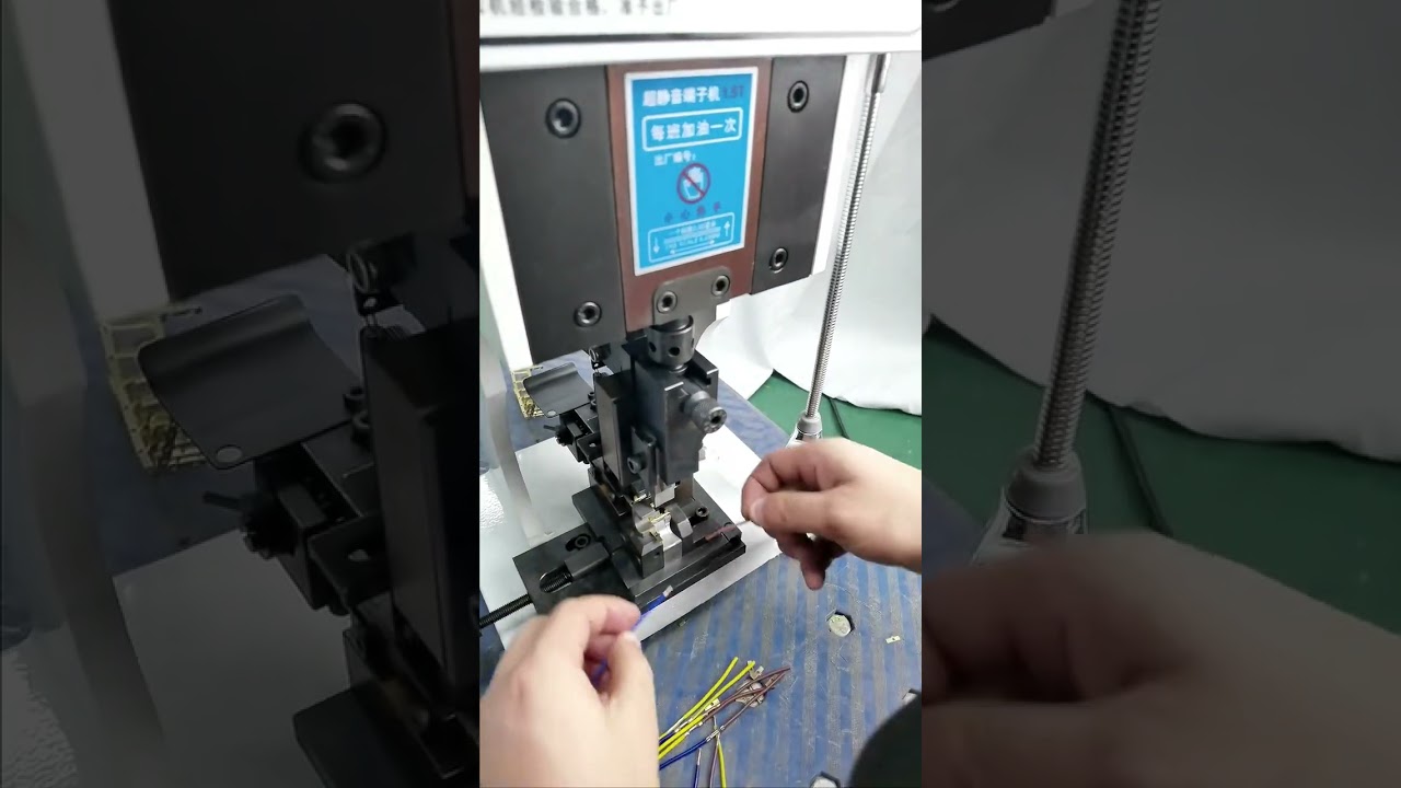 Machine à sertir les cosses + moule en U : sertissage parfait, simple et précis #usine