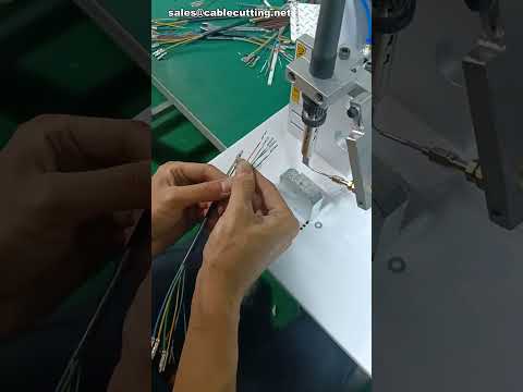 Étamage de bornes avec machine à souder semi-automatique - Fabricant #usine #machine #bricolage