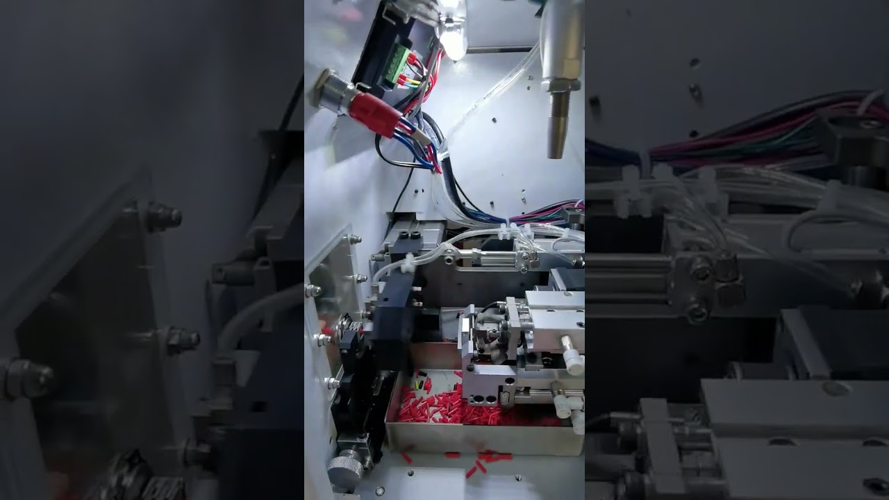 Machine de sertissage de tubes : débogage terminé, essai réel en usine #usine #machine