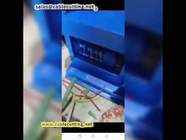 Dénudeuse automatique de câbles cuivre usagés – Machine de recyclage performante
