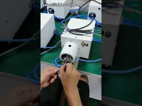 Machine à dénuder et torsader semi-automatique – Dénudeuse torsadeuse pour fabrication de câbles