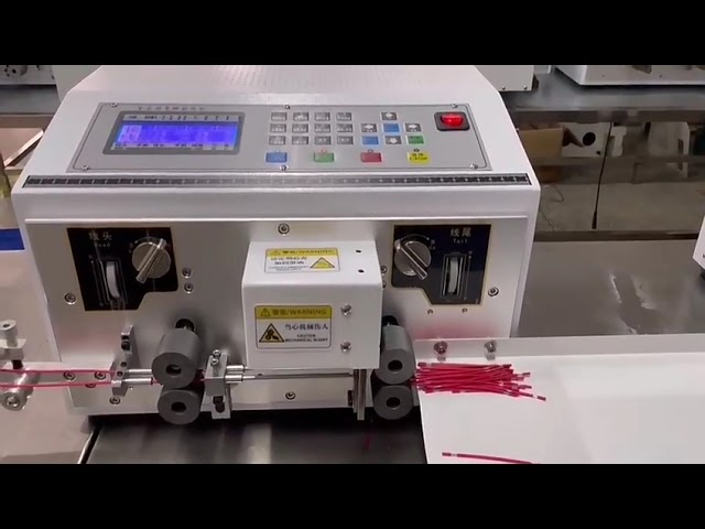 Machine automatique de dénudage et coupe de câbles haute précision 0-16mm² BVR/BV