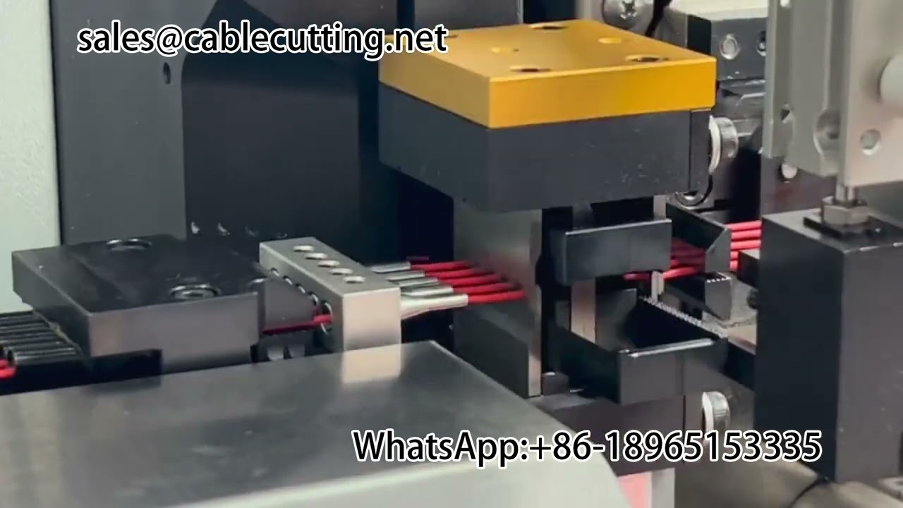Machine à étamer et dénuder 5 fils en simultané | Équipement pour faisceaux #dénudage #étamage #machinesindustrielles