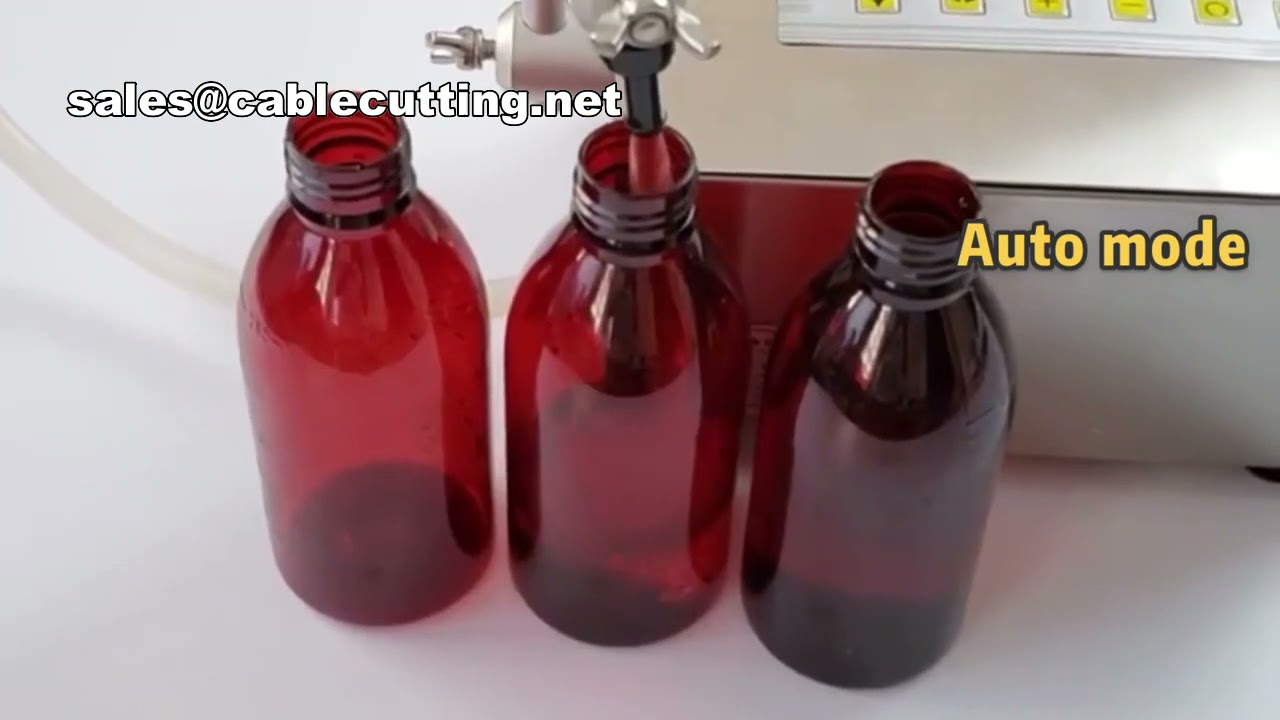 Machine de remplissage liquide simple pour boissons et aliments | Petite machine de conditionnement