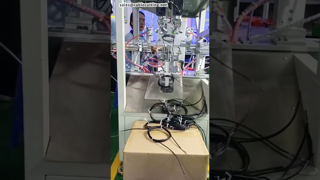 Machine à bobinage automatique de fil rond avec double attache sans noyau | #usine #machine