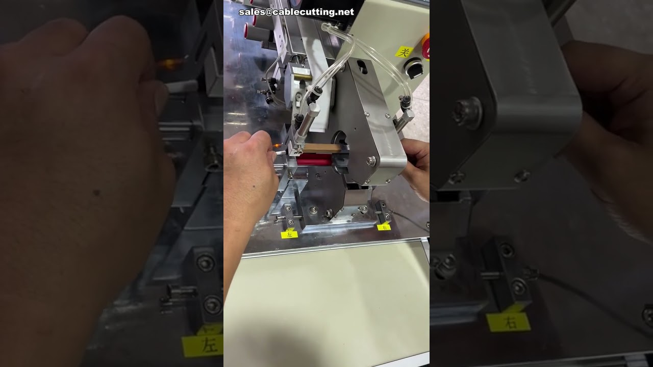 Machine d'étiquetage à longueur fixe - Applicateur d'étiquettes #machine #usine #bricolage