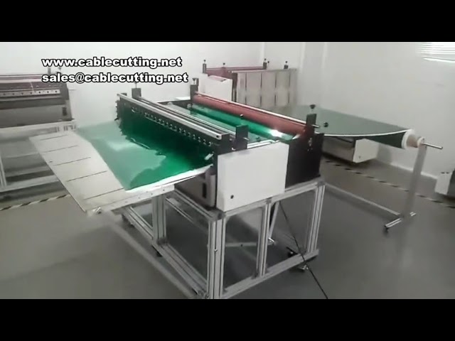 Machine de découpe automatique de film plastique et PVC – Coupe transversale précise