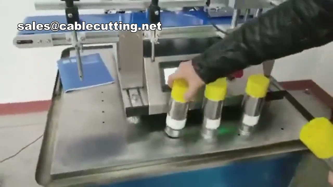 Machine d'étiquetage à induction pour bouteilles, canettes et pots ronds - Étiqueteuse de bureau performante