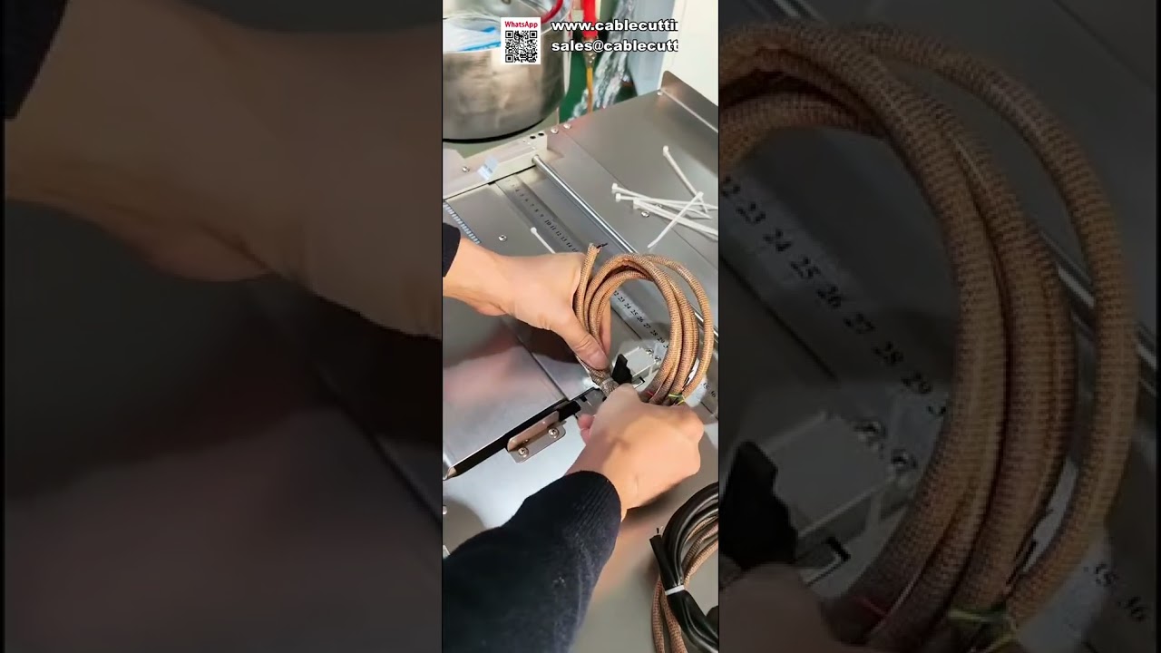 Machine automatique de serre-câbles nylon pour attaches standard et aéronautiques