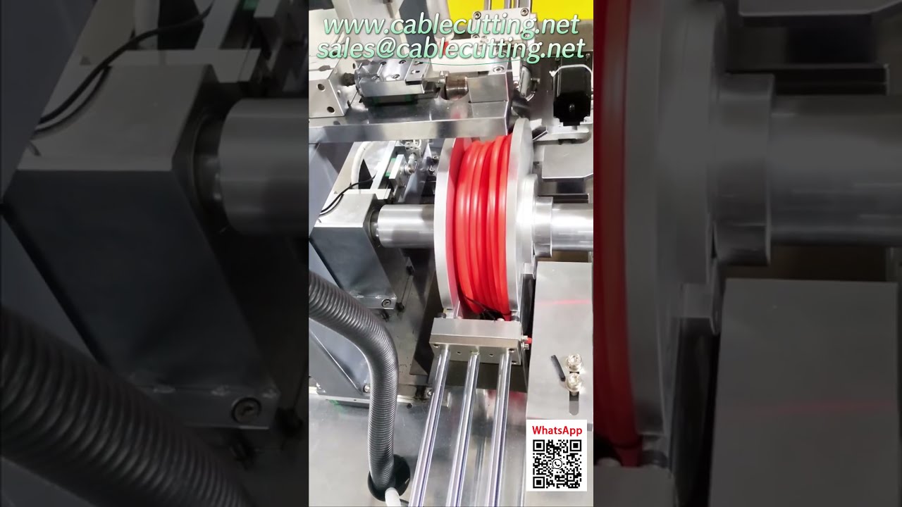 Machine d'enroulement et de nouage de tuyaux d'air à haute efficacité - Processus entièrement automatisé