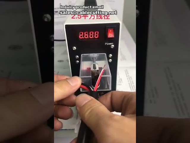 Machine à dénuder les fils électriques performante | Dénudeuse de câbles industrielle