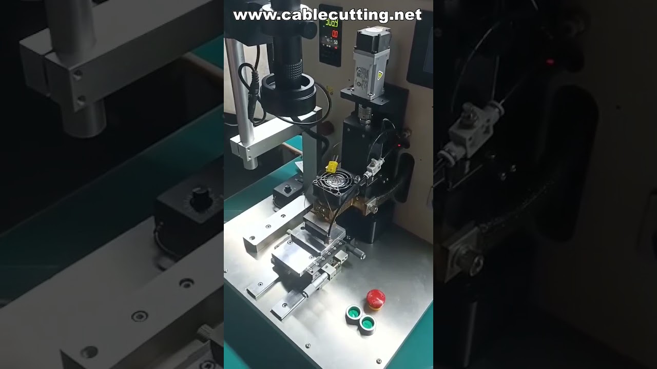 Machine de soudage servo et à barre chaude pour câbles flexibles - Soudage de précision