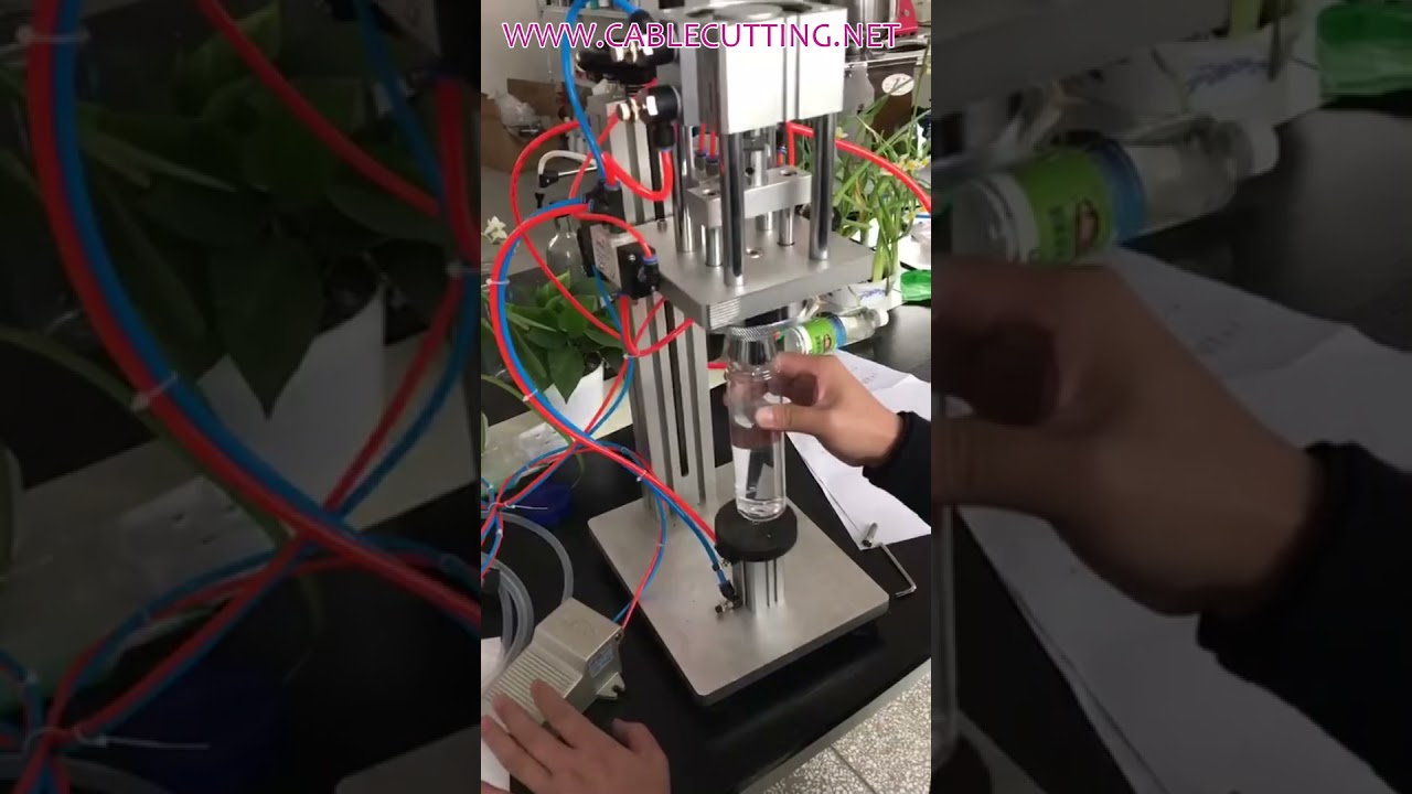 Machine à sertir les flacons de parfum - Capsuleuse et scelleuse de bouchons de haute qualité