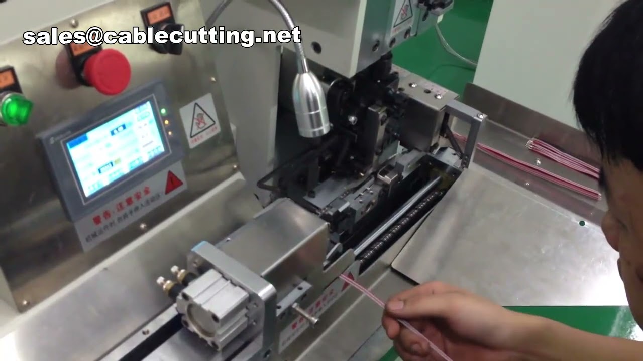 Machine à sertir les câbles plats et connecteurs d'antenne TV – Sertissage automatique de précision
