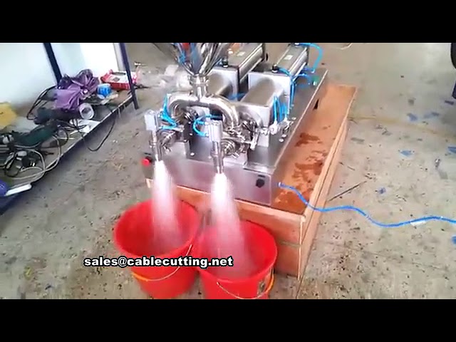 Machine de remplissage de bouteilles 2 têtes, 5000 ml – Remplissage industriel efficace