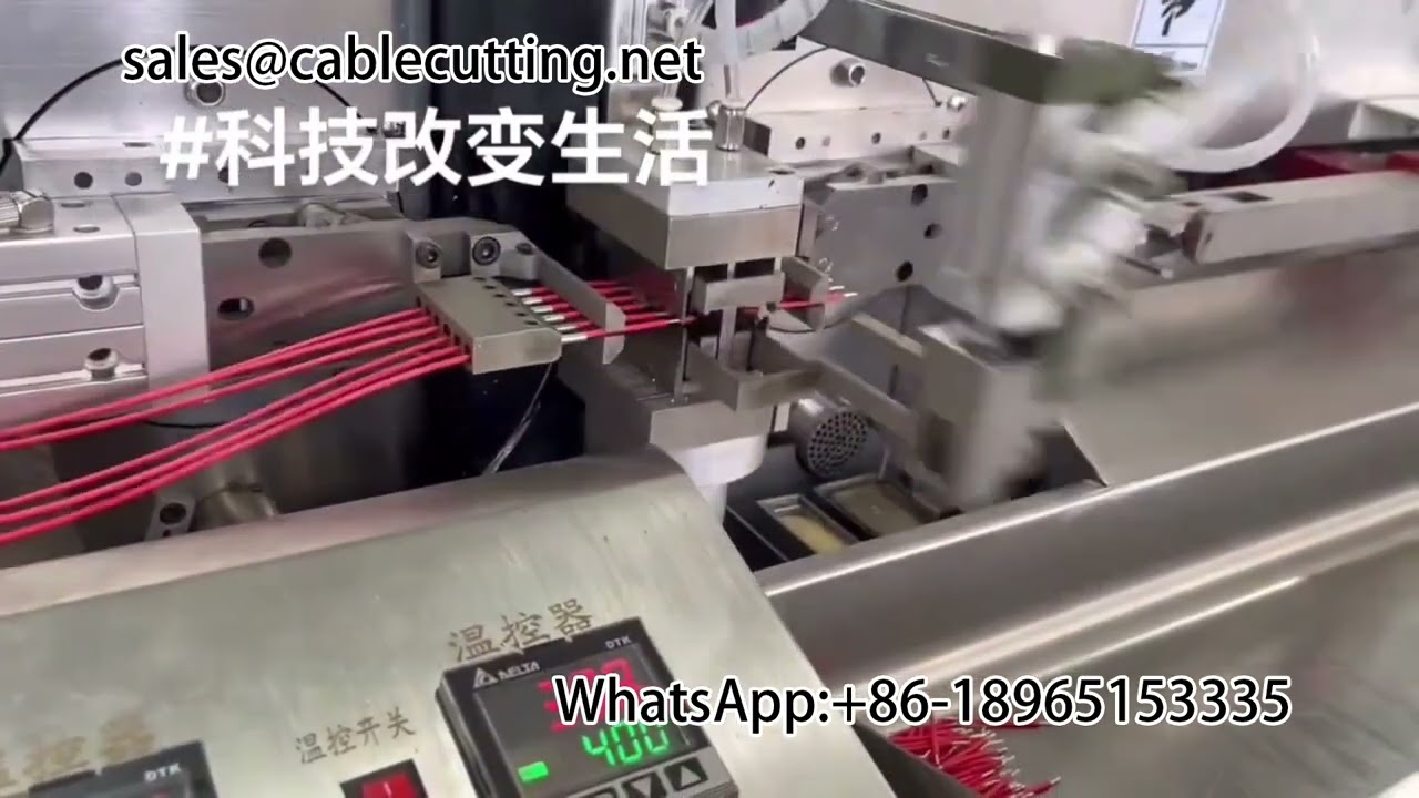 Machine à étamer double tête | Machine à bornes | Machine à dénuder | Équipement mécanique