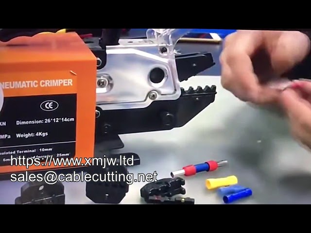 Machine de sertissage pneumatique WPM 50m – Cosses, câbles et bornes pré-isolées
