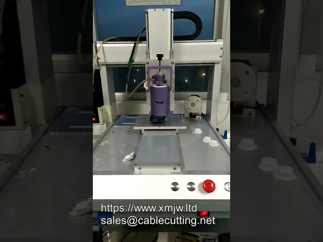 Distributeur de colle automatique 3 axes programmable PLC pour assemblage de haut-parleurs - Haute vitesse