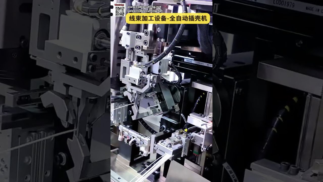 Machine multifonctionnelle entièrement automatique pour l'insertion de boîtiers de connecteurs et le traitement des fils