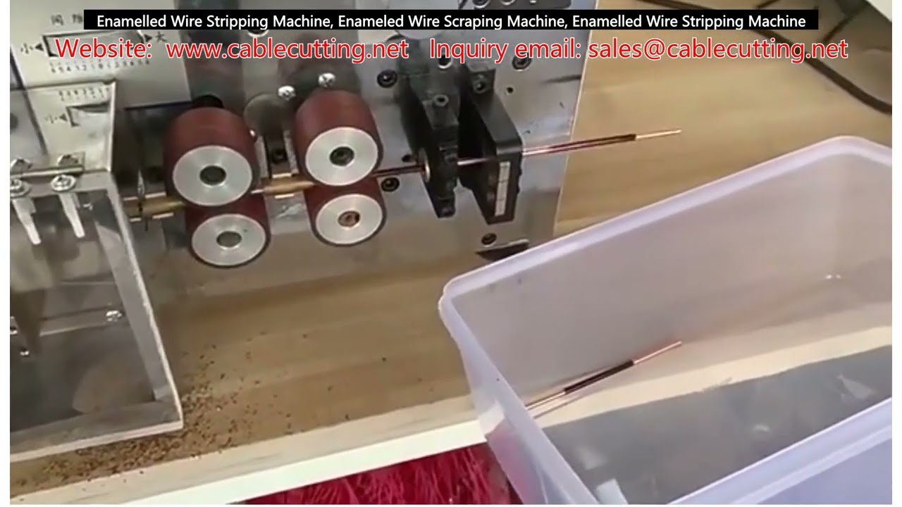 Machine à dénuder le fil émaillé – Dénudeuse et gratteuse automatique de haute précision