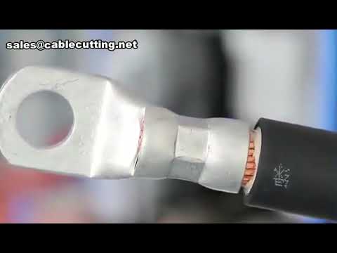 Machine de sertissage servo 8 tonnes pour fils et câbles - Connecteurs terminaux