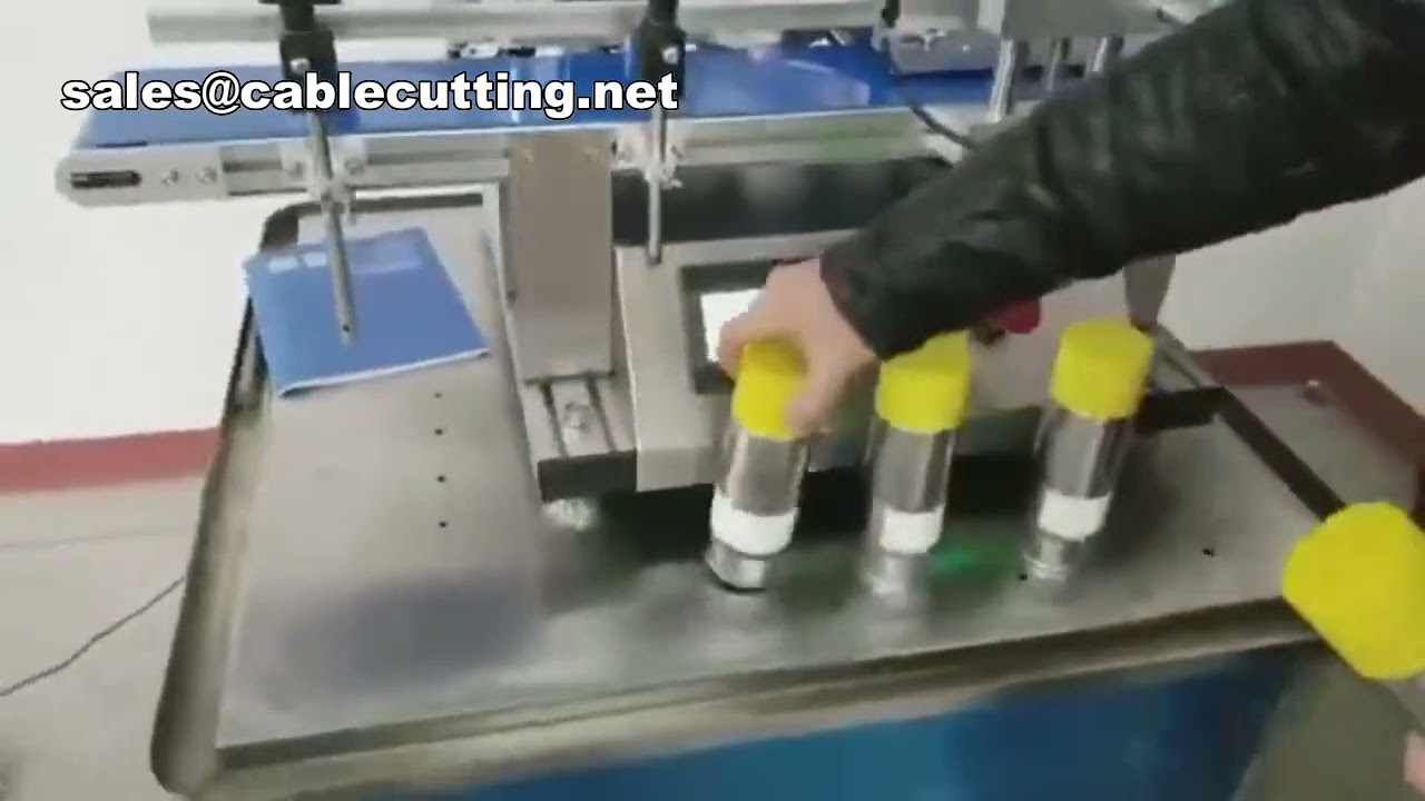 Étiqueteuse automatique de table pour bocaux ronds et canettes – Machine à étiqueter les petites bouteilles rondes, entièrement automatique